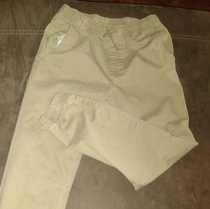 Boys Size 18 Wonder Nation Khaki School Uniform Jogger Pants